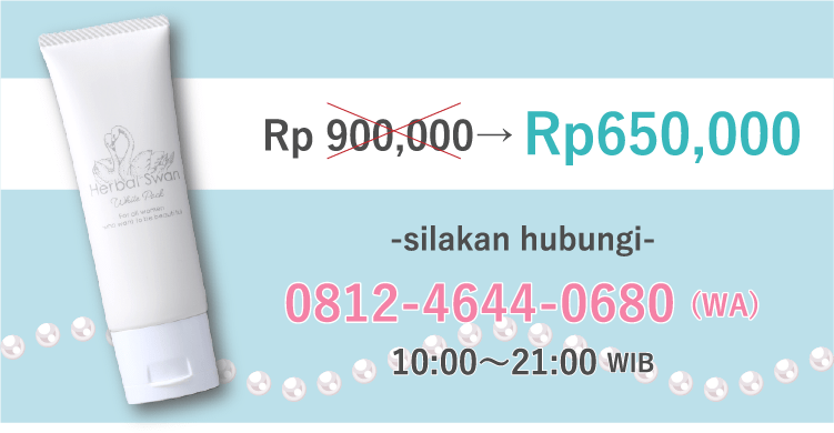 harga rupiah herbal swan white pack