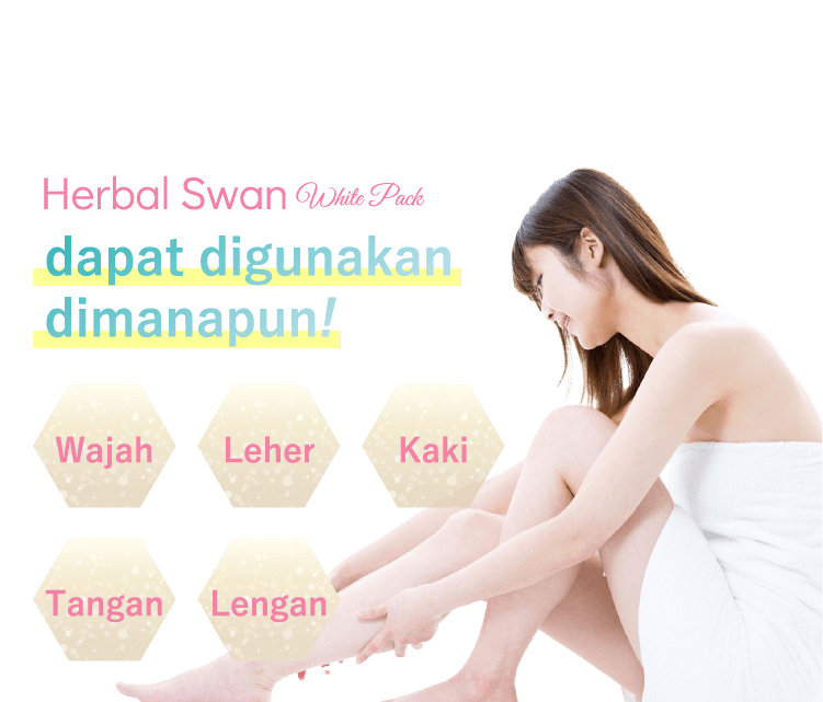 how to me herbal swan white pack dapat digunakan dimanapun wajah leher kaki tangan lengan